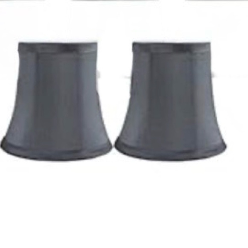 Set of Two Gray Lamp Shades (never used)